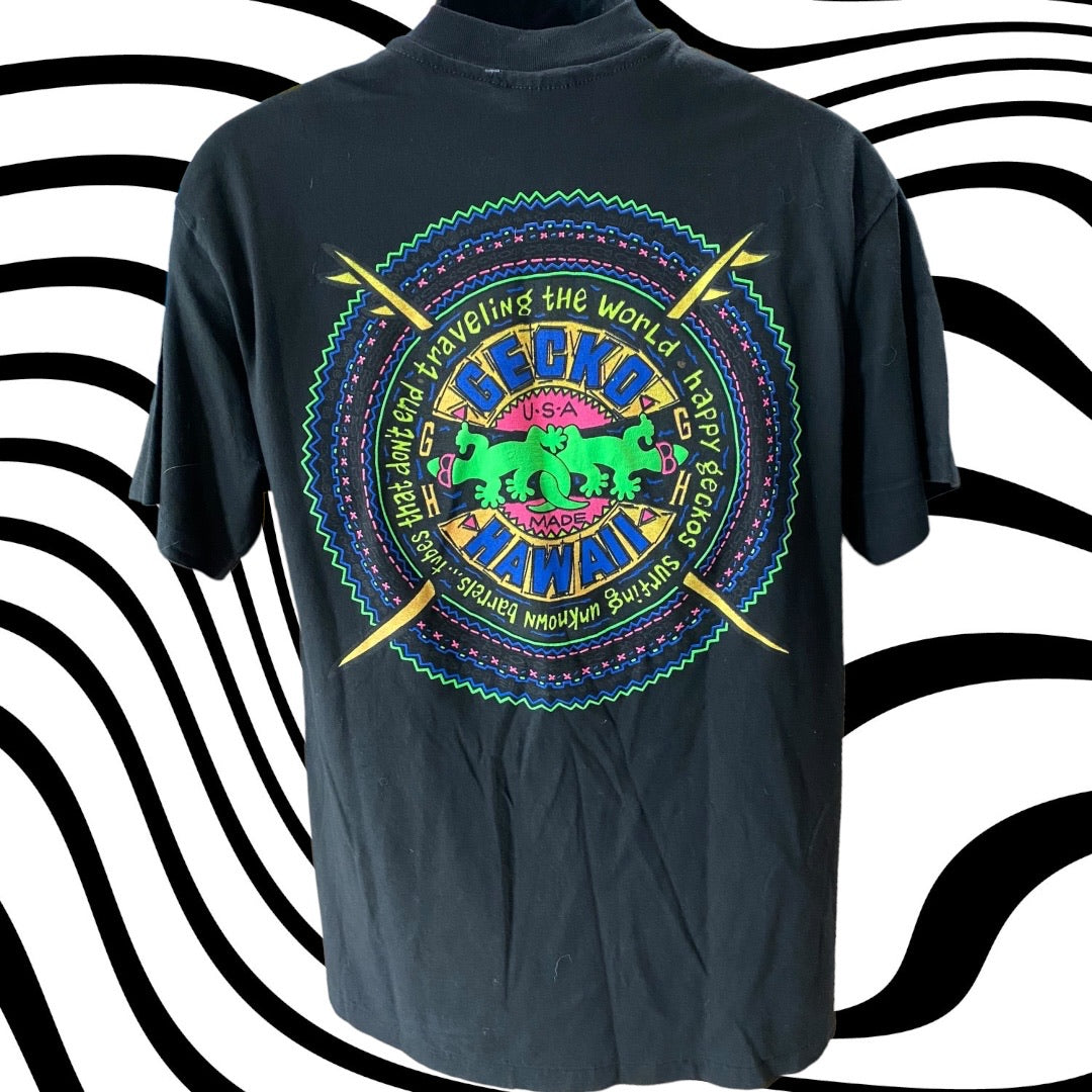 90s Gecko Hawaii surf tee