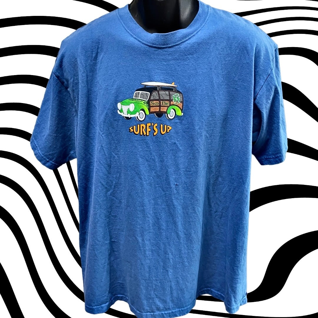 90s Sobe drinks surf tee