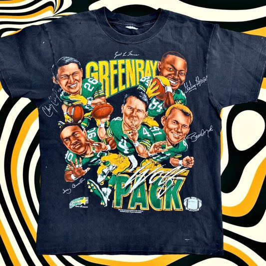 90's Green Bay Packers Caricature tee