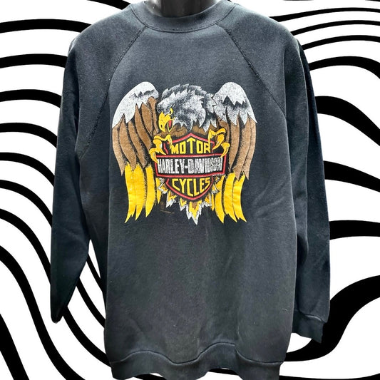 80s Harley Davidson Crewneck