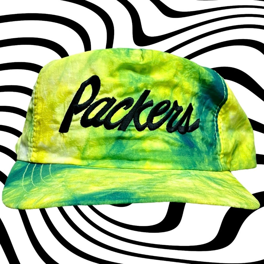 Green Bay Packers tie dye snapback hat