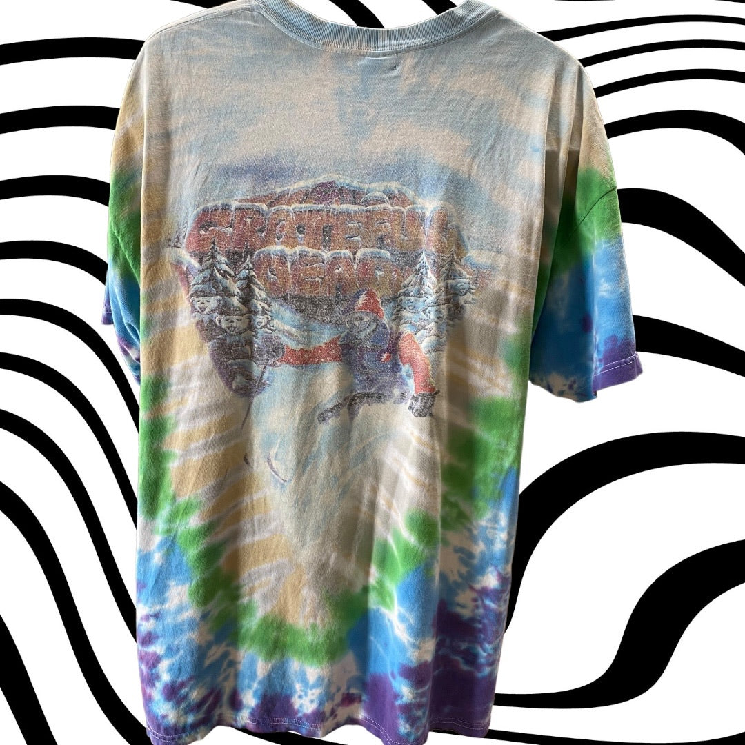 90s Grateful Dead Skiing Skeleton tee