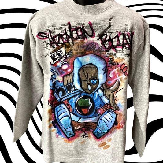 DJ Scribbles Graffiti crewneck rave gear