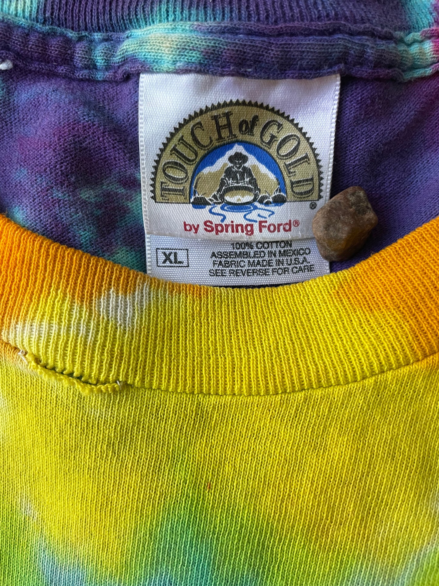Tie dye eye ball art tee