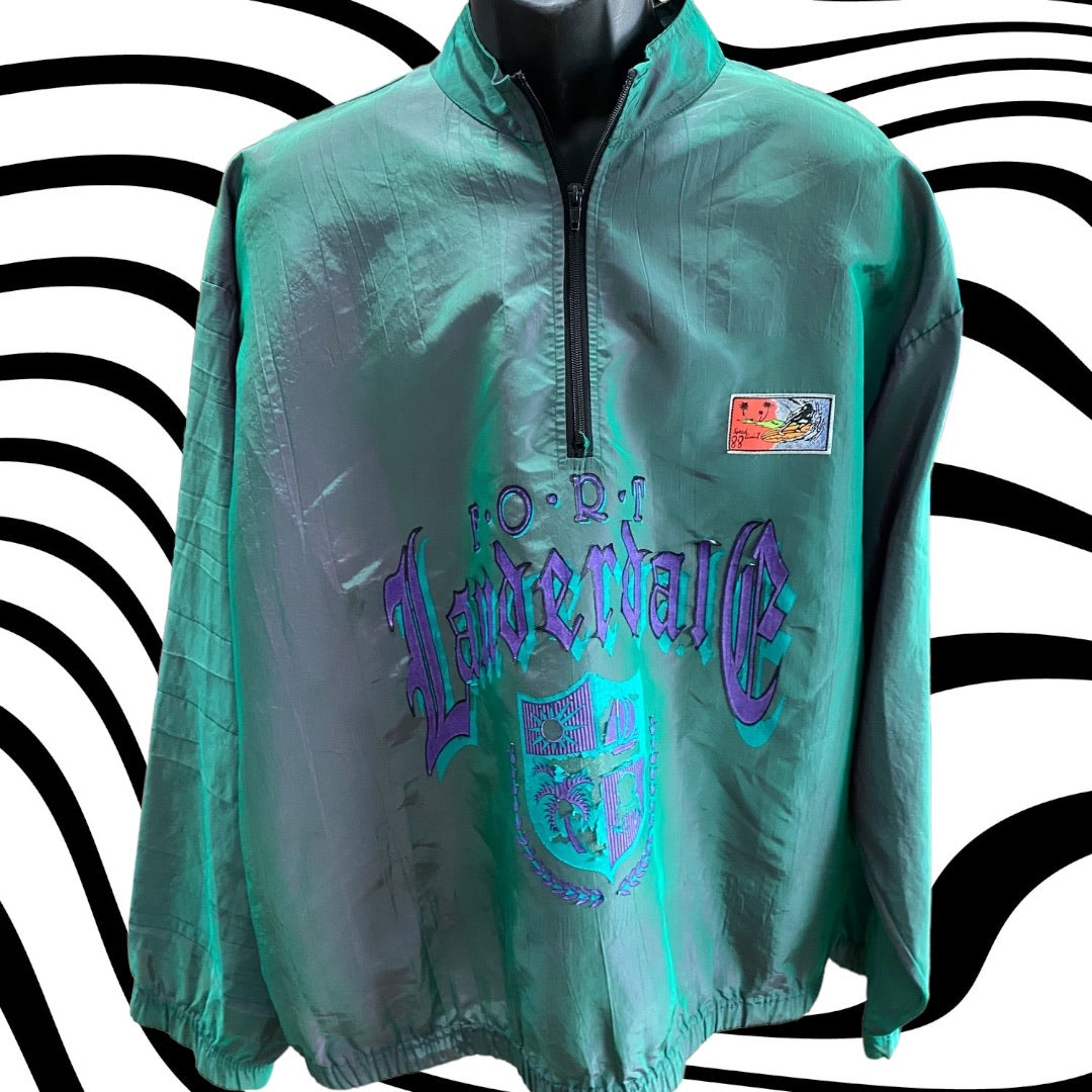 90s Surf Style Fort Lauderdale Florida Jacket