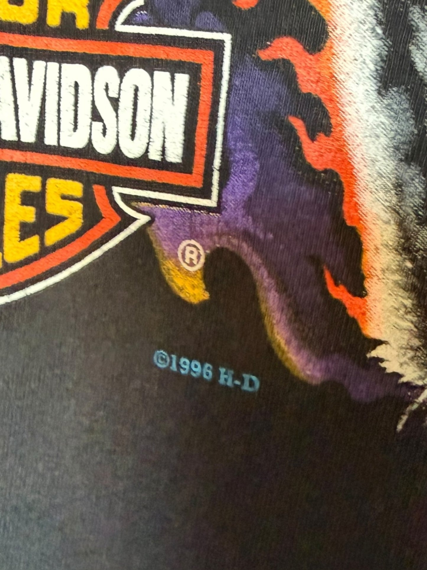 1996 Harley Las Vegas Fun Wear Tee