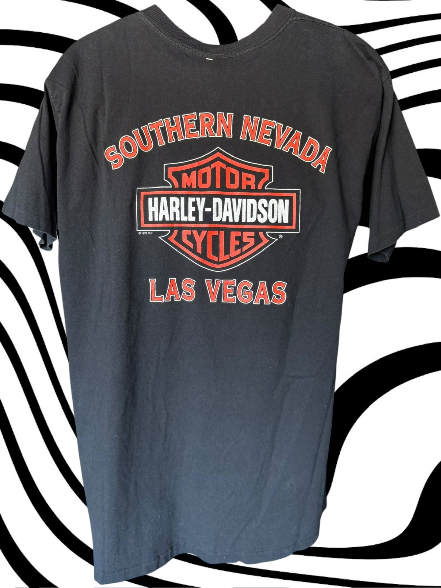 1996 Harley Las Vegas Fun Wear Tee