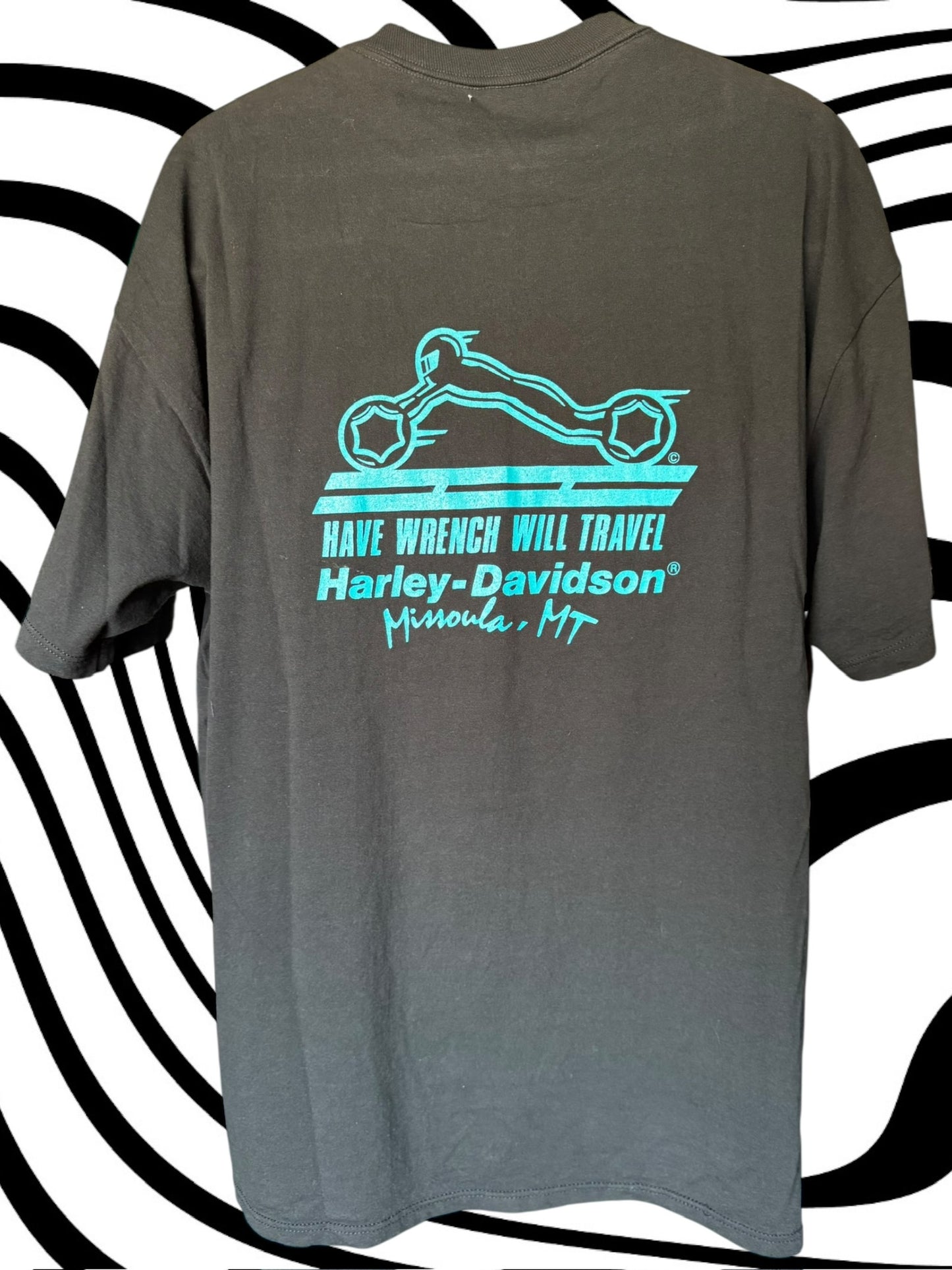 90'S Call of the Wild Montana Harley tee