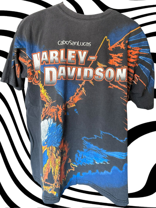 90's Cabo San Lucas Harley AOP Tee