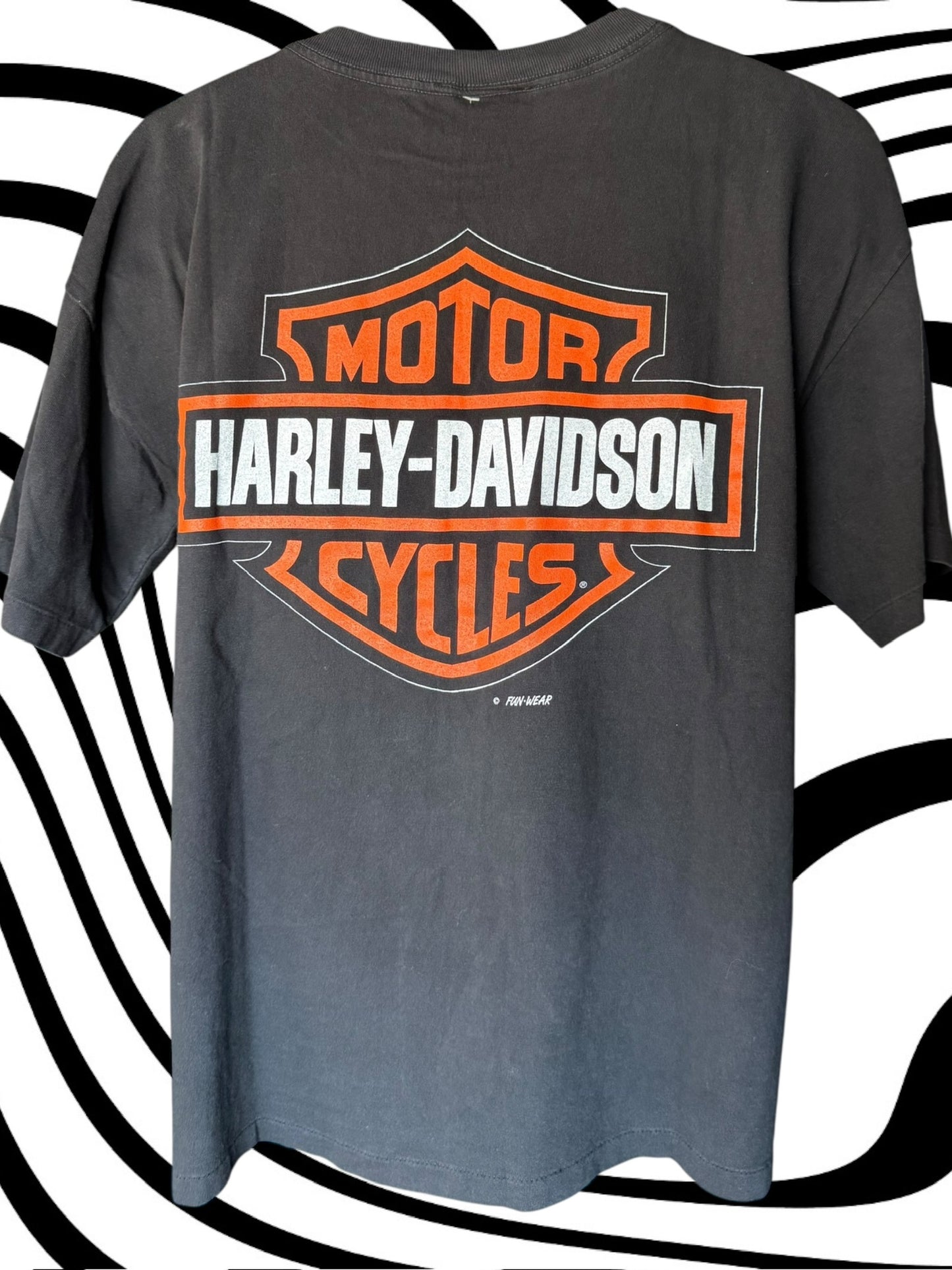 90's Fun Wear 'Streak Lightning' Harley Tee