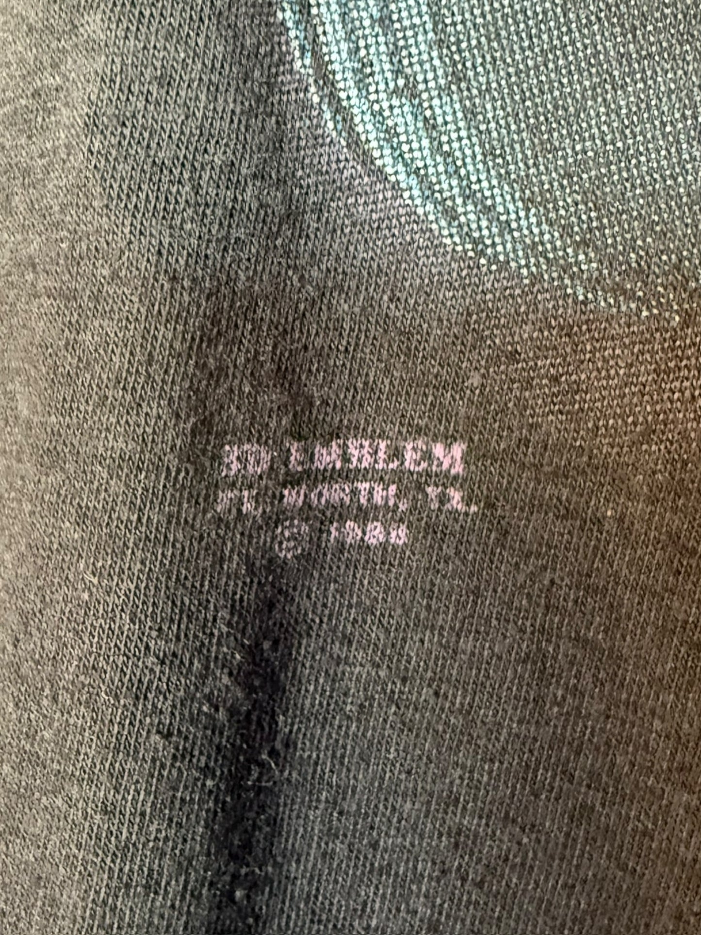 1988 Milwaukee, WI 3D Emblem Harley Tee
